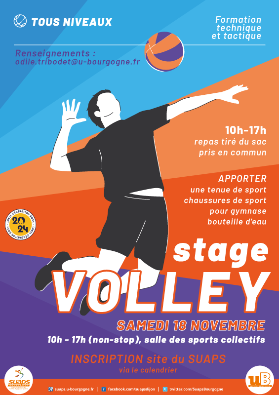 Stage volley-ball