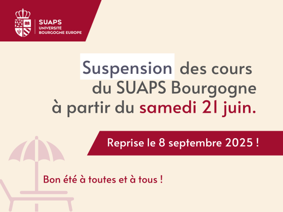Suspension cours